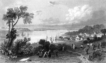 Manningtree, Essex, engraved by Charles Mottram, 1832