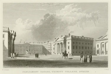 Parliament Square in Dublin