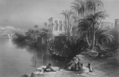 Scene on the River Nile at Philoe, above Syene