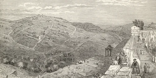 The Mount of Olives, Jerusalem, from 