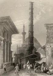 The Tchernberle Tash, Constantinople, Istanbul, Turkey, engraved by J. Carter