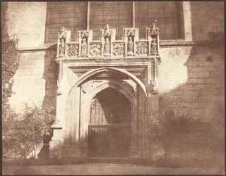 An Ancient Door in Magdalen College, Oxford