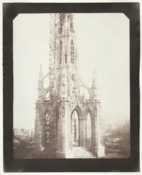 Scott Monument Under Construction