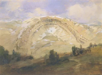 Folded Strata, a Great Geological Arch, Colorado