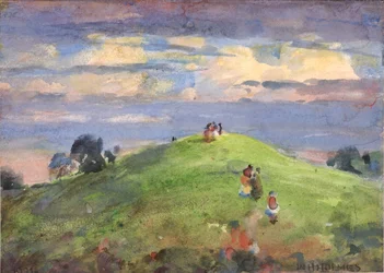 On the Sunset Hill, 1926