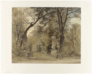 Garden Statues in Chiswick Park