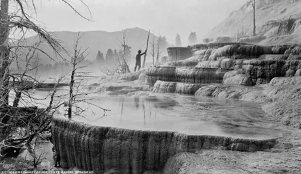 Yellowstone National Park, Mammoth Hot Springs, c. 1872