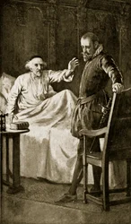 Knox on His Deathbed, November 1572, Illustration from 