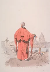 Alderman in Civic Costume Looking Towards St Paul