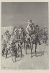 Cyclists Bringing a Message to Jameson from Johannesburg