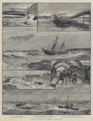 Effects of the Storm in the Mersey on Tuesday, 1 November