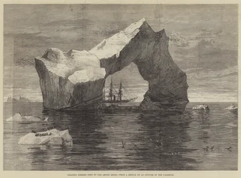 Gigantic Iceberg seen by the Arctic Ships