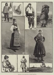 Sketches at the International Fisheries Exhibition