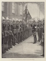 Soldiers at Berlin taking the Oath of Allegiance to the New German Emperor