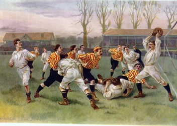 The Football Match, 1890