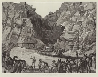 The Khartoum Expedition, on the Desert March, Lower Well at the Wells of Gakdul