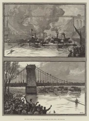 The Race for the Sculling Championship, on the Tyne