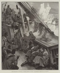 The Revolution in Roumelia, Turkish Redifs on Board a Transport on Their Way to Salonica