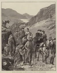The Royal Visit to Ireland, the Prince and Princess of Wales at the Lakes of Killarney