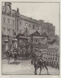 Volunteer Review before the Queen at Buckingham Palace Last Saturday, the Artists