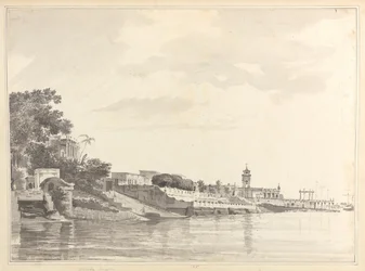 A View of Chinsura, the Dutch Settlement in Bengal