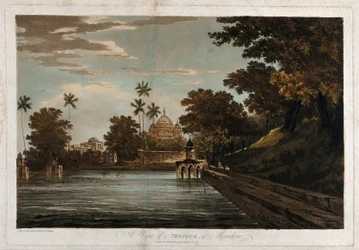 A View of a Mosque at Mounheer