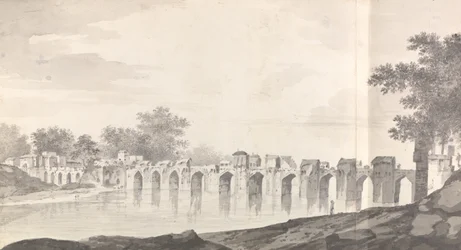 A View of the Bridge at Jaunpur over the River Gomti