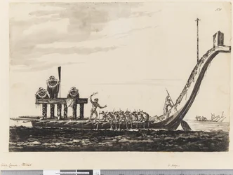 War canoe, Otaheite