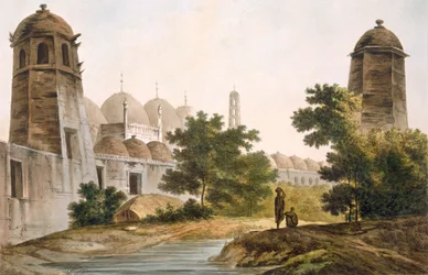 Pl. 41 A View of the Cuttera Built by Jaffeir Cawn at Muxadavad, from 