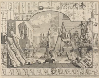 Analysis of Beauty, Plate I: A Statuary