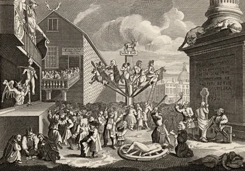Emblematical Print of the South Sea, from 