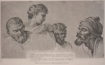 Four Heads from the Raphael Cartoons at Hampton Court