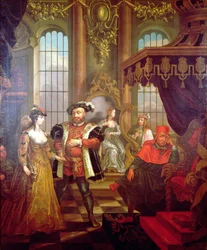 Henry VIII Introducing Anne Boleyn at Court