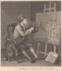 Hogarth Painting the Comic Muse