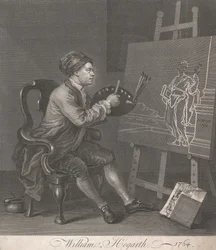 Hogarth Painting the Comic Muse