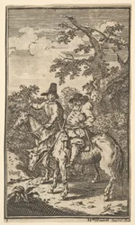 Hudibras Sallying Forth, Seventeen Small Illustrations for Samuel Butler