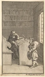 Hudibras and the Lawyer, Seventeen Small Illustrations for Samuel Butler