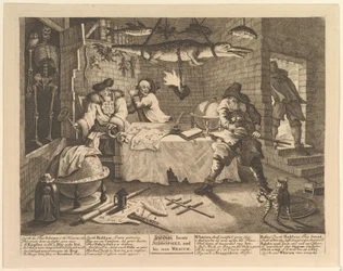 Hudibras Beats Sidrophel and His Man Whacum