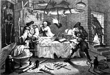 Illustration from the poem Hudibras, by Samuel Butler