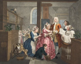 Married to an Old Maid, plate V from 