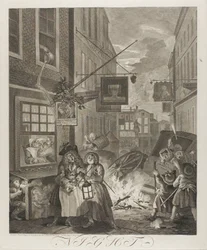 Night, plate four from The Four Times of the Day