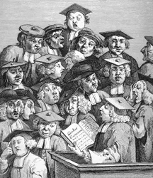 Scholars at a Lecture