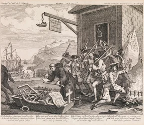 The Invasion, Plate 1: "France"