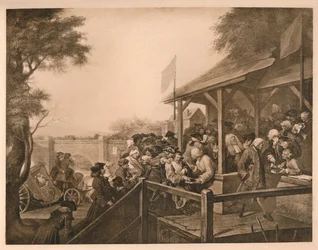The Polling, Plate III from The Humours of an Election
