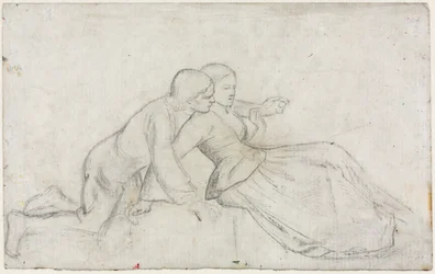 Study for The Hireling Shepherd