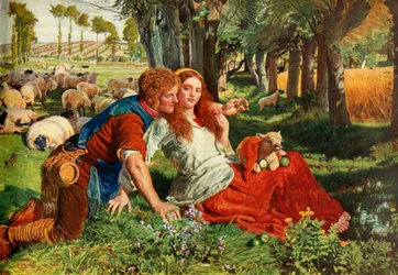 The Hireling Shepherd, 1851