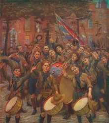 Cheering the Chief Scout