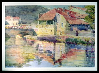 Continental Township on a River