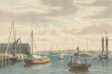 Boston: From the Ship House West End of the Navy Yard