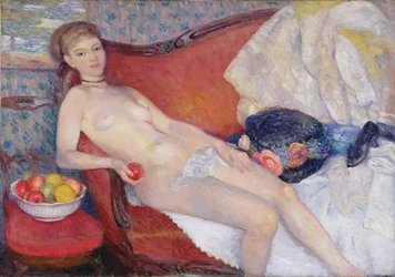 Nude with Apple